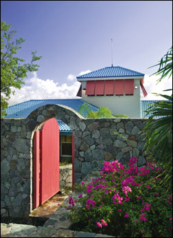 Blue Villa In St Thomas Photo