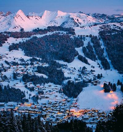 Chalet Val d?Isere, France/Christmas Chalet Villa In French Alps Photo